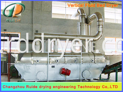 Vertical fluid bed dryer for chemical industry